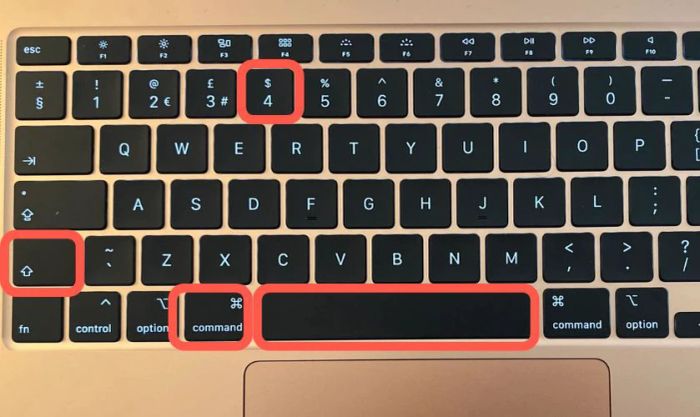 Chụp cửa sổ ứng dụng bằng Shift + Command + 4 + Space