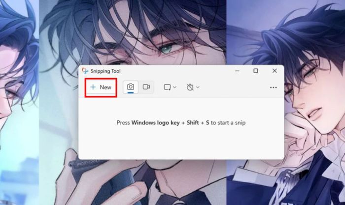 Chụp màn hình máy tính Windows 7 bằng Snipping Tool