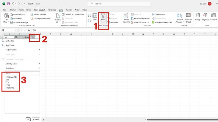 Cách khắc phục lỗi không filter được trong Excel đơn giản 12
