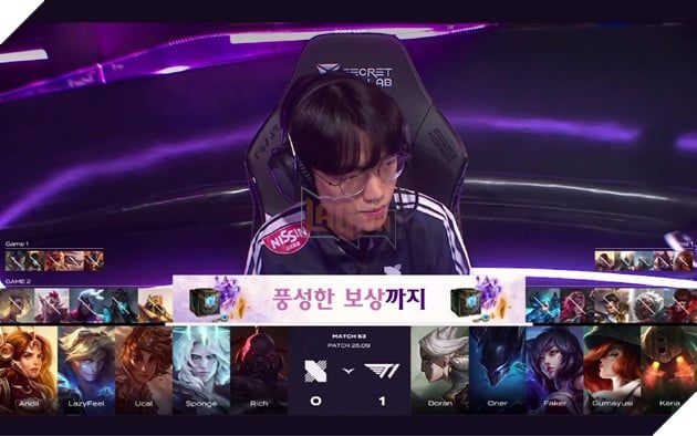 LCK 2025: T1 Thống Lĩnh DRX, Faker Ghi Dấu Với Pentakill Trong Trận Đấu Nhiều Mạng Hạ Gục Nhất 6