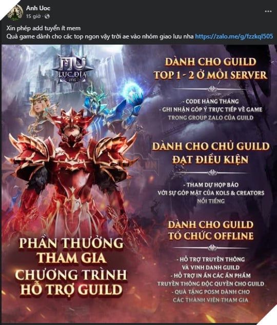MU Lục Địa VNG Tạo Sức Hút Mạnh, Trao Triệu Quà Cho Các Guild Khởi Đầu 4