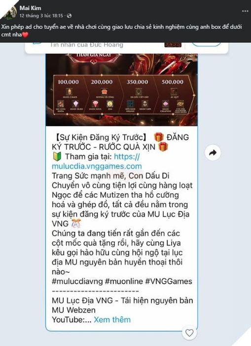 MU Lục Địa VNG Tạo Cú Hích Mạnh, Tặng Hàng Triệu Quà Cực Giá Trị Cho Các Guild Mới Thành Lập 5