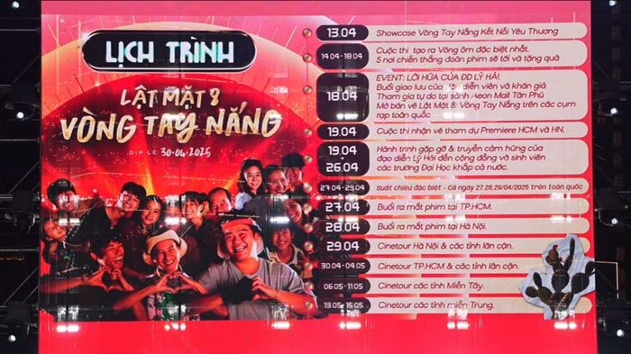 Lịch chiếu của bộ phim Lật Mặt 8: Vòng Tay Nắng
