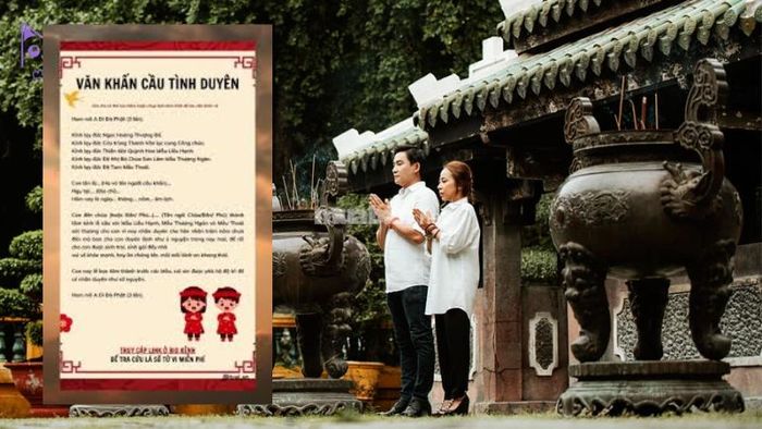 Văn khấn cầu duyên tại gia để cầu tình yêu may mắn