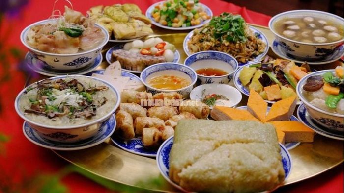 Mâm cúng cầu an tại gia