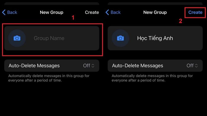 Chi tiết cách livestream Telegram trong nhóm bằng điện thoại - bước 3