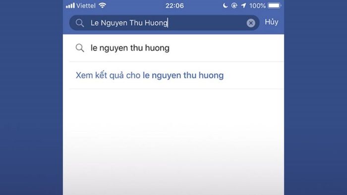 Lý do người này không có trên Messenger là vì tài khoản của họ đã bị khóa