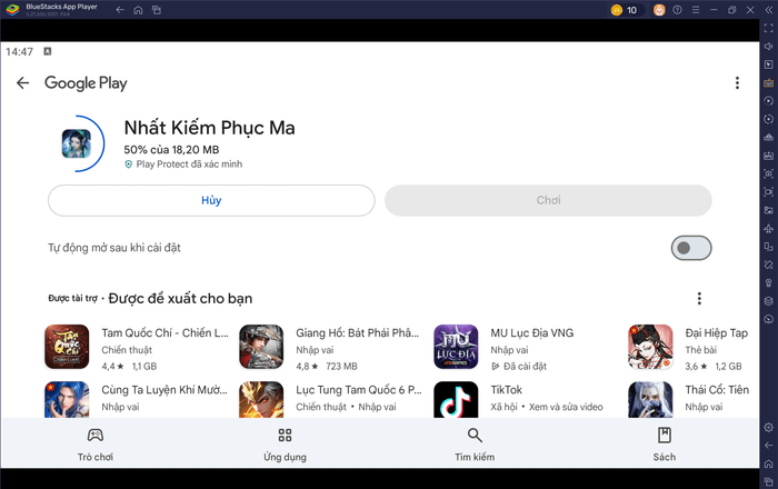 Chi Tiết Cách Tải Nhất Kiếm Phục Ma Trên PC Bằng BlueStacks Dành Cho Game Thủ