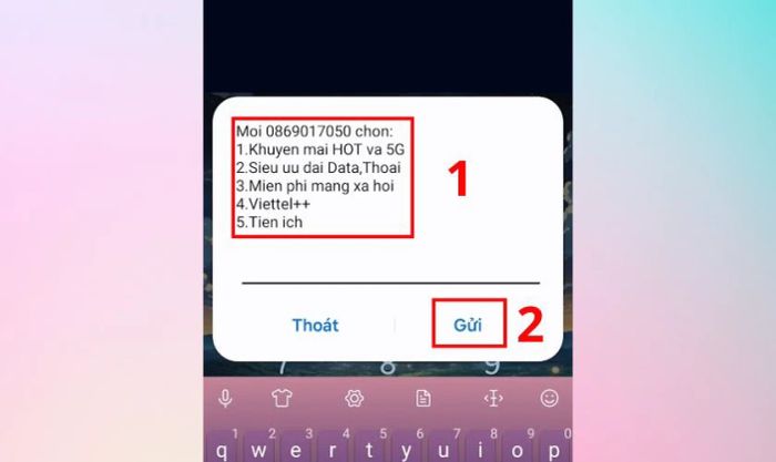 Kiểm tra gói cước Viettel qua mã USSD
