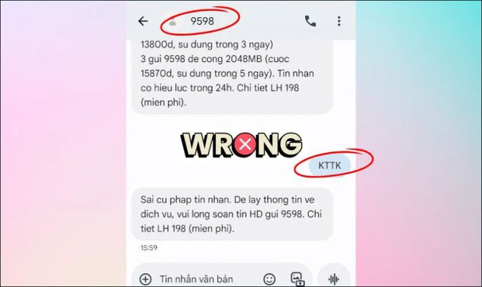 Lưu ý khi kiểm tra gói cước Viettel