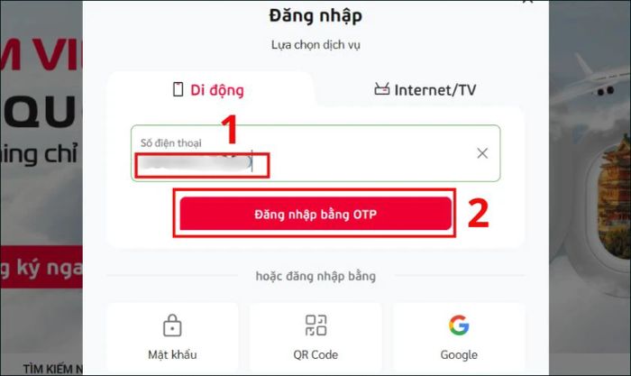 Kiểm tra gói cước Viettel qua website Viettel