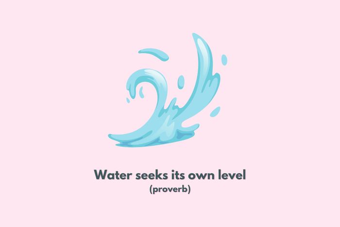 Water always finds its level
