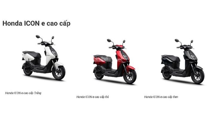 Honda ICON e phiên bản cao cấp