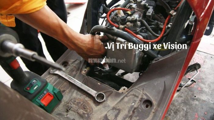 Bugi xe Vision ở đâu?