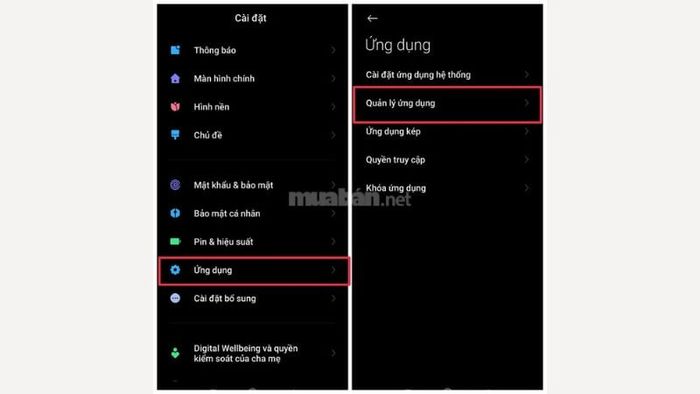 Kích hoạt tính năng tin nhắn trên thiết bị