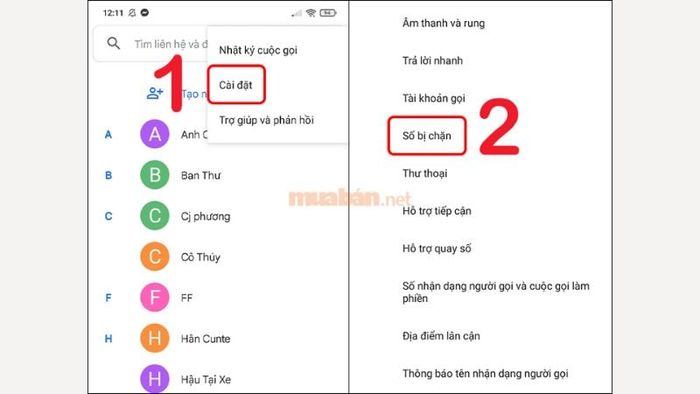 Kiểm tra thư rác, danh sách chặn