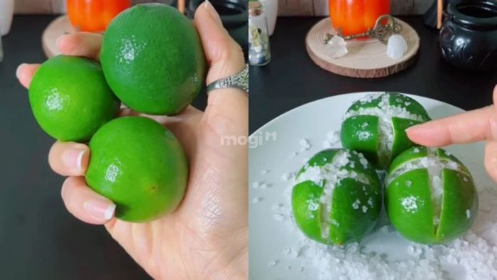 Áp dụng muối, chanh để xua đuổi vận xui