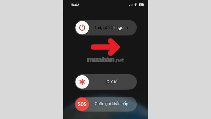 Khởi động lại thiết bị