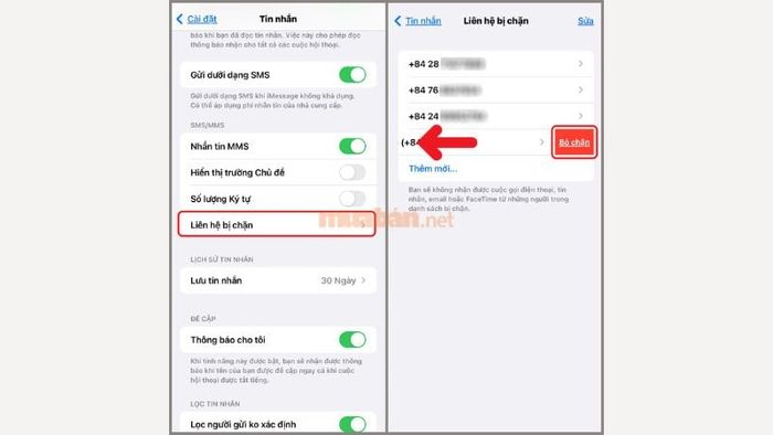Kiểm tra thư rác, danh sách chặn
