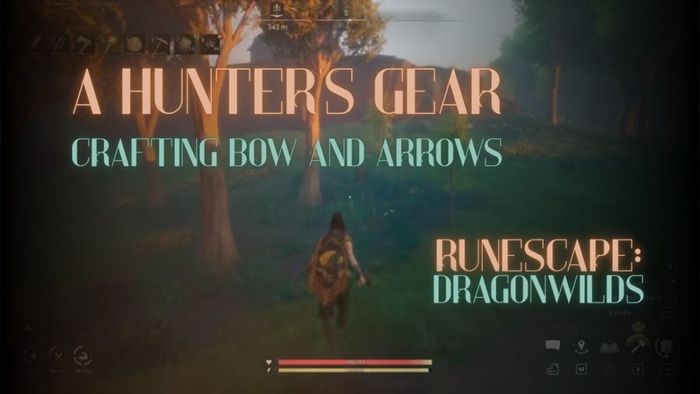 Trang bị cho Thợ Săn – Bìa sách chế tạo cung và tên trong RuneScape: Dragonwilds