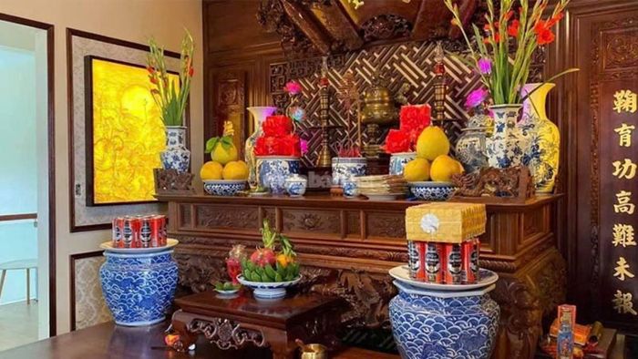 Những lưu ý quan trọng sau khi thực hiện bao sái bàn thờ gia tiên
