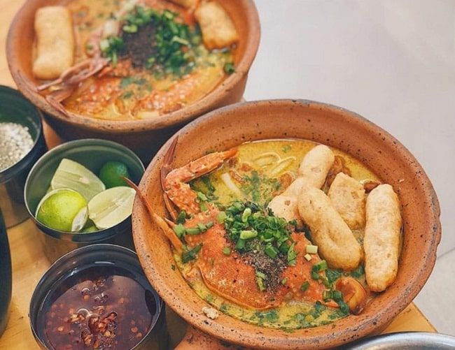 Bánh canh ghẹ muối ớt xanh