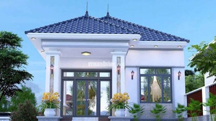 Nhà 1 tầng 80m² mái Nhật là sự kết hợp hoàn hảo giữa vẻ đẹp thanh thoát và sự mát mẻ, phù hợp với nhu cầu sống hiện đại nhưng vẫn giữ được vẻ gần gũi, truyền thống.