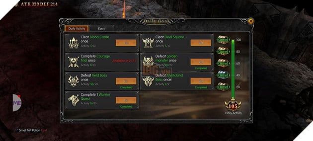 MU Lục Địa VNG: Gợi ý 5 việc cần làm ngay khi vào game 8