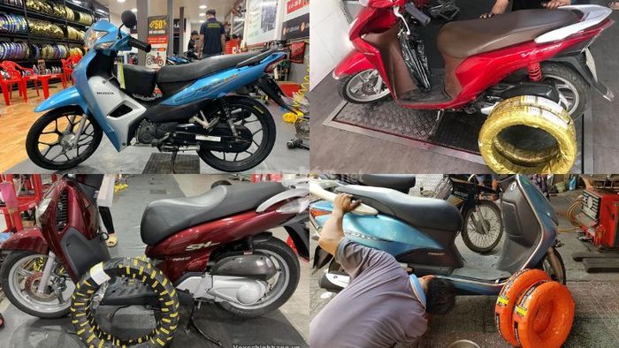 Bảng giá thay lốp xe Honda mới nhất