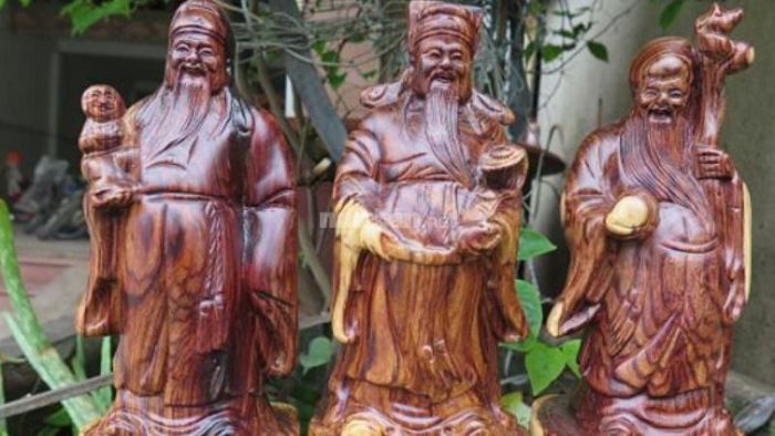 Thứ tự đặt tượng Phúc Lộc Thọ chuẩn phong thủy