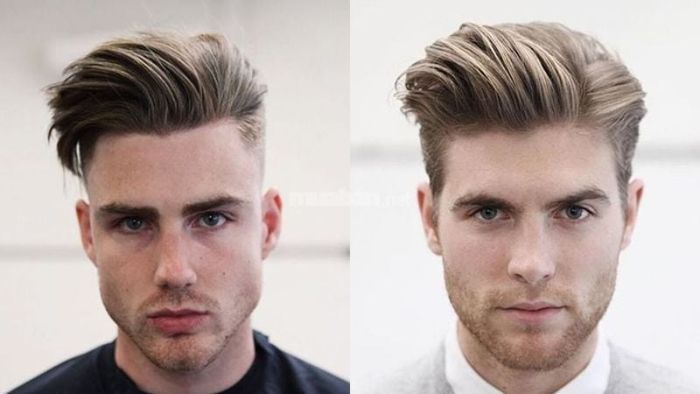 Tóc vuốt ngược ra sau (Slicked Back)