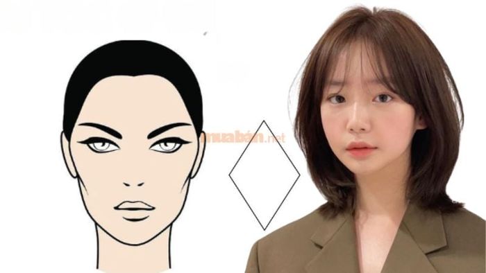 Mặt kim cương: Phân tích ý nghĩa tướng số và cách chọn kiểu tóc phù hợp.