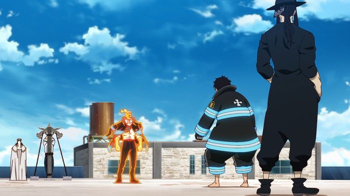 Fire Force Mùa 3: Burns và Shinra