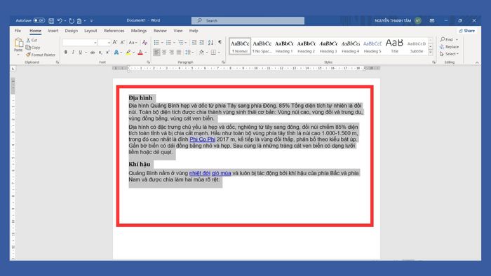 3 phương pháp căn lề Justify trong Word đơn giản 1