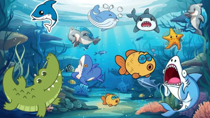 Thêm nhiều loại cá trong game Cá lớn ăn cá bé Scratch