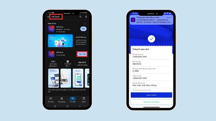 cách khắc phục khi ứng dụng MB Bank không thông báo số dư 2