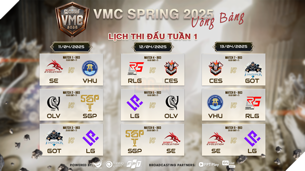 Giải Vô địch Thể thao Điện tử Quốc gia - Vietnam MLBB Championship Mùa Xuân 2025 chính thức khởi tranh.