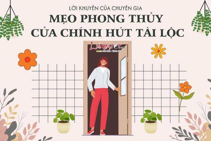 Mẹo phong thủy cửa chính