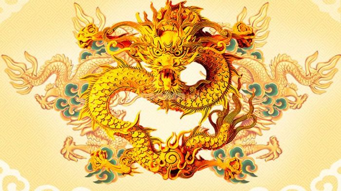 Tranh Rồng Vàng