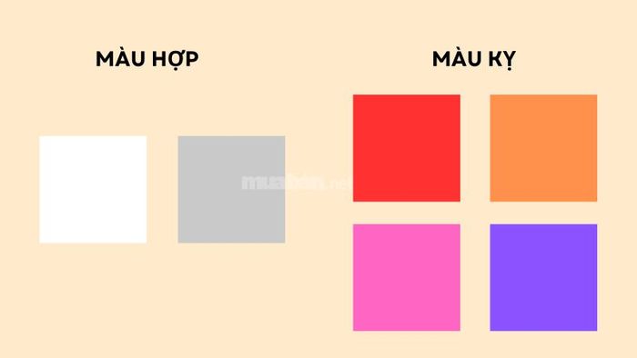 Tổng hợp các màu sắc phù hợp và nên kiêng kỵ với mệnh Kim