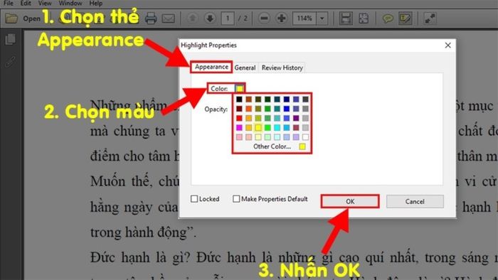 Cách tô sáng trong PDF bằng Adobe Acrobat Reader DC – bước 4