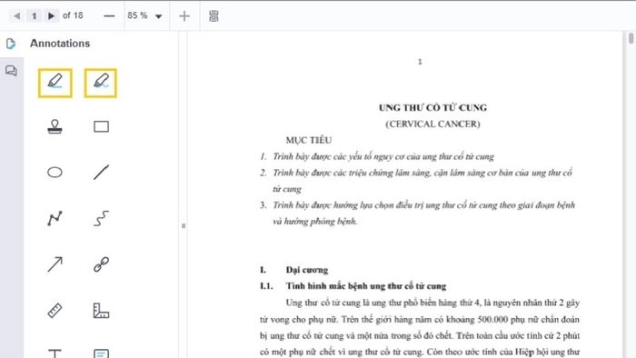 Cách tô sáng văn bản trong PDF trực tuyến với AvePDF – bước 2