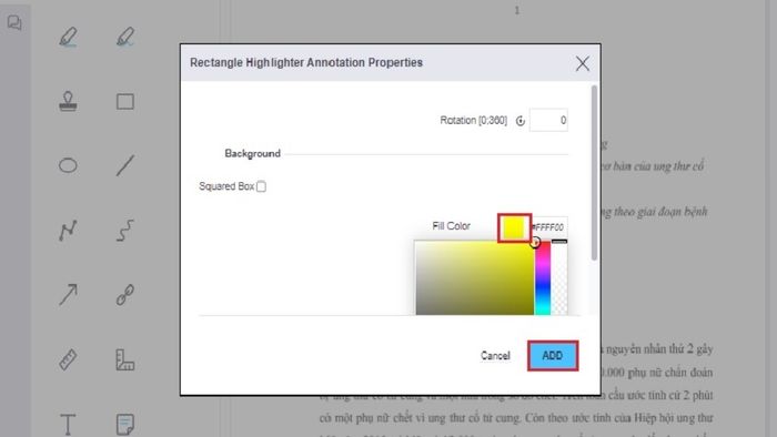 Cách tô sáng văn bản trong PDF trực tuyến với AvePDF – bước 3