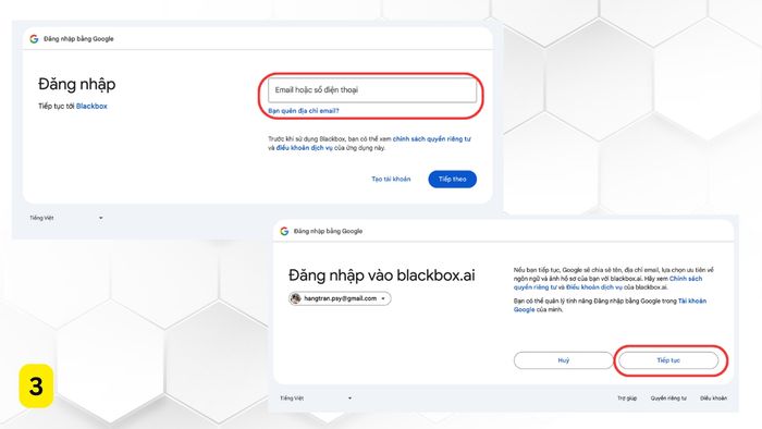 Hướng dẫn đăng nhập Blackbox AI chatbot bước 3