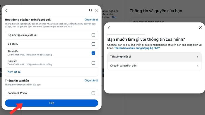 Hướng dẫn sao lưu tin nhắn Messenger trên máy tính - bước 4