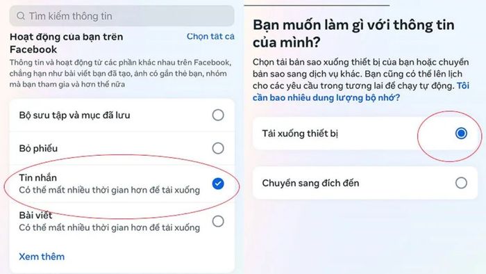 Hướng dẫn sao lưu tin nhắn Messenger trên iPhone - bước 4