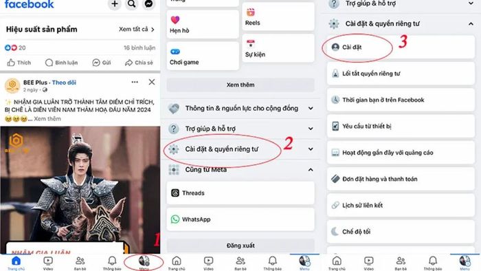 Hướng dẫn sao lưu tin nhắn Messenger trên iPhone - bước 1