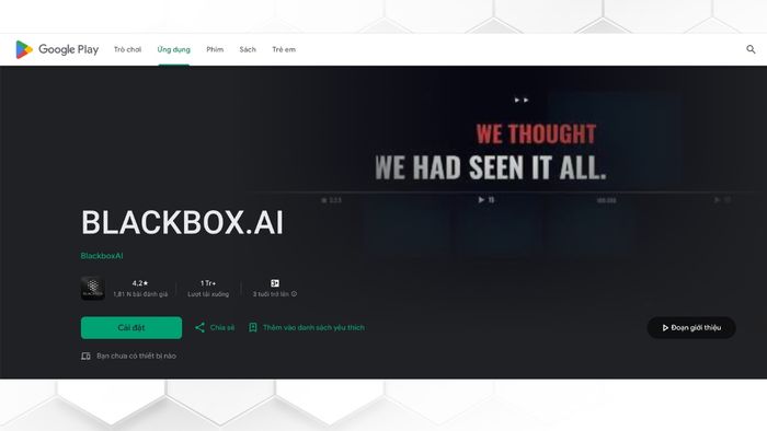 Hướng dẫn tải Blackbox AI trên điện thoại
