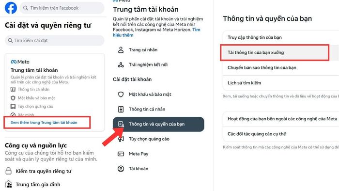 Hướng dẫn sao lưu tin nhắn Messenger trên máy tính - bước 2