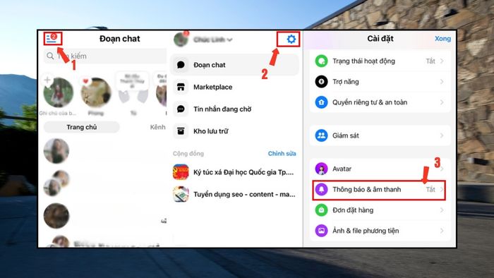 Hướng dẫn tắt âm thanh tin nhắn Messenger trên iPhone